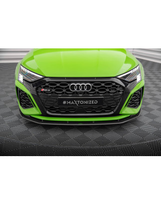 Splitter anteriore in carbonio  Audi RS3 berlina / Sportback 8Y (Cod. M-CF-AU-RS3-8Y-FD1-245-P)