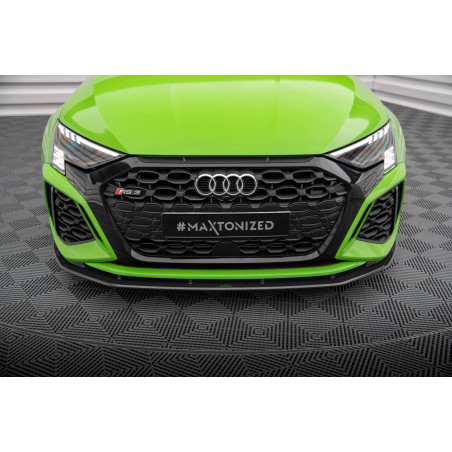 Splitter anteriore in carbonio  Audi RS3 berlina / Sportback 8Y (Cod. M-CF-AU-RS3-8Y-FD1-245-P)