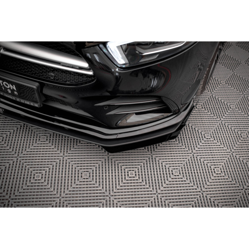Flaps anteriori Mercedes A35 AMG / AMG-Line Aero Pack W177  (Cod. M-MEA17735CNC-FSF1G)