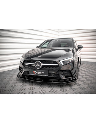 Flaps anteriori Mercedes A35 AMG / AMG-Line Aero Pack W177  (Cod. M-MEA17735CNC-FSF1G)
