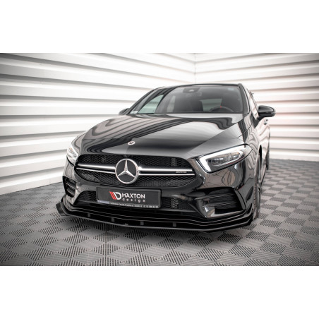 Flaps anteriori Mercedes A35 AMG / AMG-Line Aero Pack W177  (Cod. M-MEA17735CNC-FSF1G)