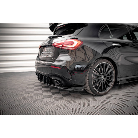 Flaps  laterali posteriori Mercedes A35 AMG  Aero Pack W177 (Cod. M-MEA17735CNC-RSF1G)