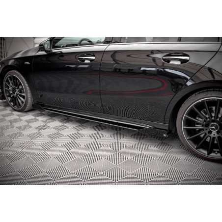 Flaps laterali Mercedes A35 AMG / AMG-Line Aero Pack W177  (Cod. M-MEA17735CNC-SF1G)