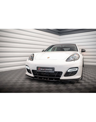 SPLITTER ANTERIORE V.1 Porsche Panamera Turbo Sport Design Package 970 (Cod. M-PO-PA-970-TURBO-FD1G)