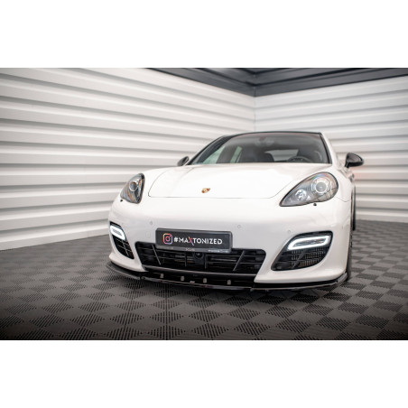 SPLITTER ANTERIORE V.1 Porsche Panamera Turbo Sport Design Package 970 (Cod. M-PO-PA-970-TURBO-FD1G)