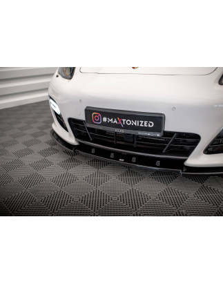 SPLITTER ANTERIORE V.1 Porsche Panamera Turbo Sport Design Package 970 (Cod. M-PO-PA-970-TURBO-FD1G)