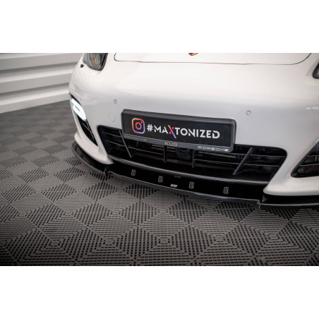 SPLITTER ANTERIORE V.1 Porsche Panamera Turbo Sport Design Package 970 (Cod. M-PO-PA-970-TURBO-FD1G)