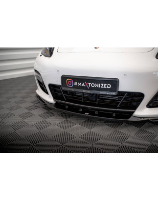 SPLITTER ANTERIORE V.2 Porsche Panamera Turbo Sport Design Package 970 (Cod. M-PO-PA-970-TURBO-FD2G)