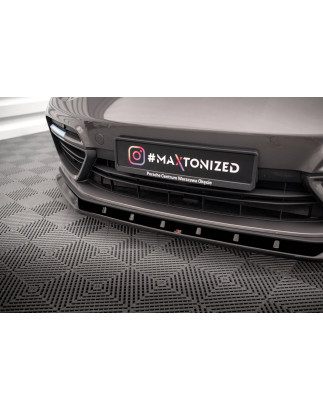 SPLITTER ANTERIORE V.1 Porsche Panamera Turbo S E-Hybrid (Cod. M-PO-PA-971-H-FD1G)