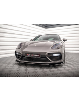 SPLITTER ANTERIORE V.2 Porsche Panamera Turbo S E-Hybrid (Cod. M-PO-PA-971-H-FD2G)