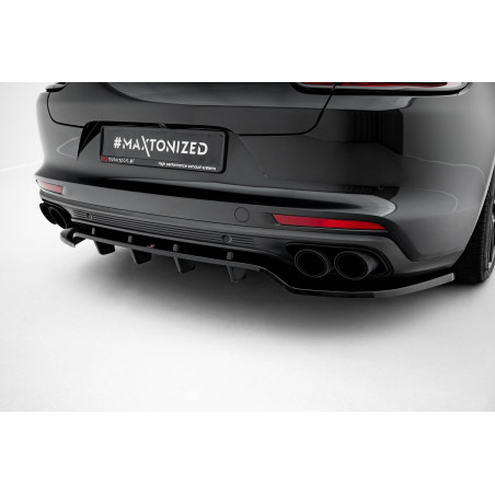 Splitter posteriore Porsche Panamera Turbo S E-Hybrid / E-Hybrid /4S 971 (Cod. M-PO-PA-971-H-RD1G+RD