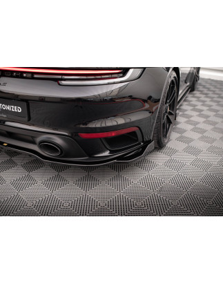 Splitter posteriore (con barre verticali) Porsche 911 Turbo S 992 (Cod. M-PO-911-992-TURBO-S-RD1G+RD