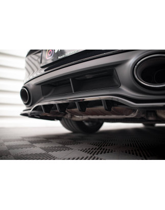 Splitter posteriore (con barre verticali) Porsche 911 Turbo S 992 (Cod. M-PO-911-992-TURBO-S-RD1G+RD