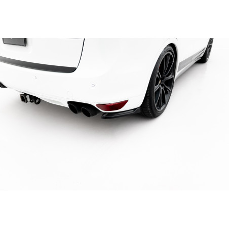 Splitters posteriori laterali Porsche Cayenne Turbo / Standard Mk2 (Cod. M-PO-CAY-2-RSD1G)