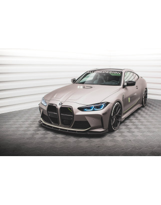 Splitter anteriore in carbonio  V.1 BMW M4 G82 / G82 Facelift (Cod. M-CF-BM-4-G82-M-FD1-245-P)