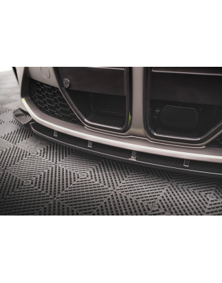 Splitter anteriore in carbonio  V.1 BMW M4 G82 / G82 Facelift (Cod. M-CF-BM-4-G82-M-FD1-245-P)