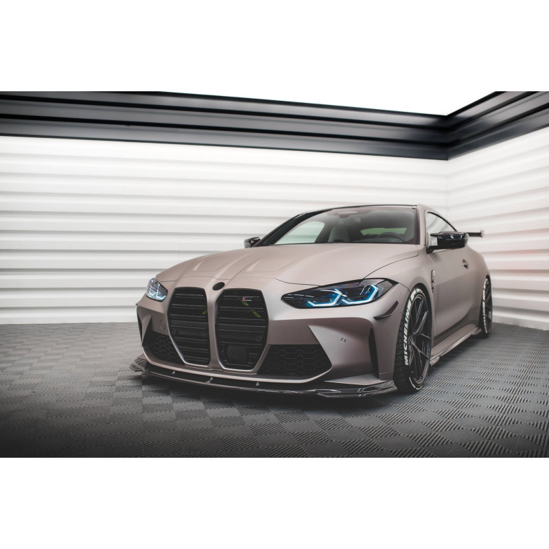 Splitter anteriore in carbonio  V.2 BMW M4 G82 / G82 Facelift (Cod. M-CF-BM-4-G82-M-FD2-245-P)
