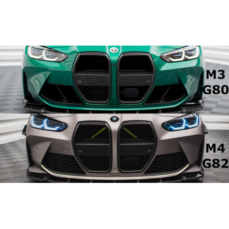  griglia anteriore in fibra di carbonio BMW M4 G82  / M3 G80 (Cod. M-CF-BM-4-G82-M-G1-245V-P)