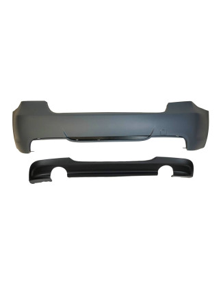 Paraurti Posteriore BMW E90 Look M Tech Doppia Uscita ABS (Cod. E-TCB6029)