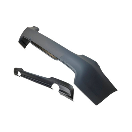 Paraurti Posteriore BMW E90 Look M Tech Doppia Uscita ABS (Cod. E-TCB6029)