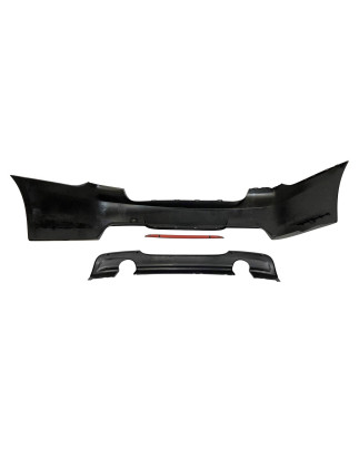 Paraurti Posteriore BMW E90 Look M Tech Doppia Uscita ABS (Cod. E-TCB6029)