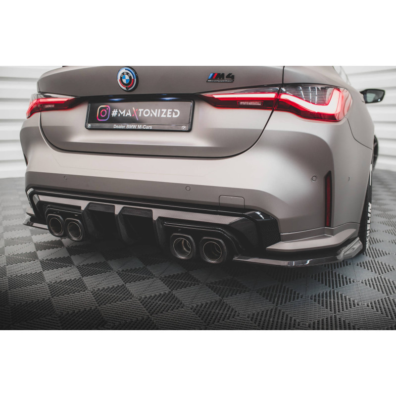  Splitters posteriori laterali in fibra di carbonio BMW M4 G82 / G82 Facelift (Cod. M-CF-BM-4-G82-M-