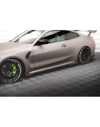 Minigonne in carbonio  BMW M4 G82 / G82 Facelift (Cod. M-CF-BM-4-G82-M-SD1-245-P)