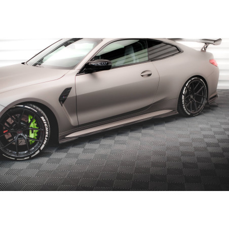 Minigonne in carbonio  BMW M4 G82 / G82 Facelift (Cod. M-CF-BM-4-G82-M-SD1-245-P)