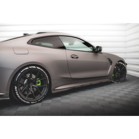 Minigonne in carbonio  BMW M4 G82 / G82 Facelift (Cod. M-CF-BM-4-G82-M-SD1-245-P)