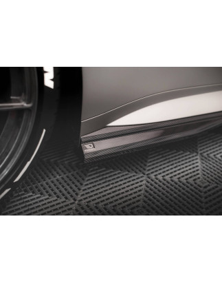 Minigonne in carbonio  BMW M4 G82 / G82 Facelift (Cod. M-CF-BM-4-G82-M-SD1-245-P)