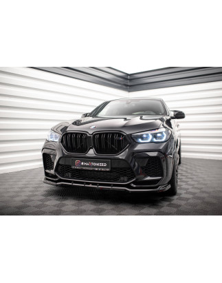 SPLITTER ANTERIORE V.1 BMW X6 M F96 (Cod. M-BM-X6-F96-M-FD1G)