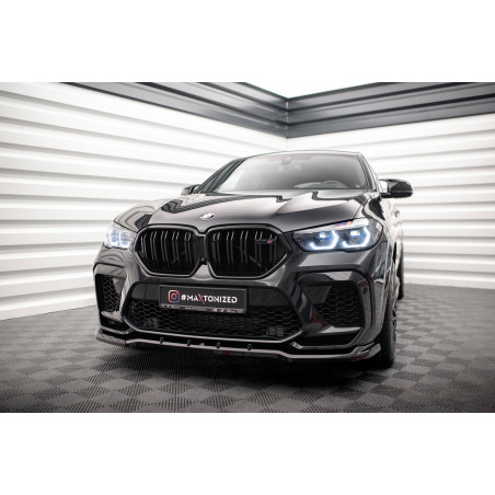 SPLITTER ANTERIORE V.1 BMW X6 M F96 (Cod. M-BM-X6-F96-M-FD1G)