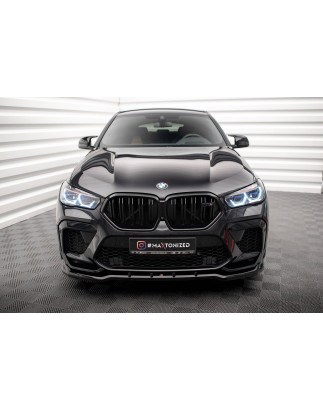 SPLITTER ANTERIORE V.1 BMW X6 M F96 (Cod. M-BM-X6-F96-M-FD1G)