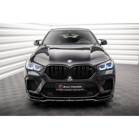 SPLITTER ANTERIORE V.1 BMW X6 M F96 (Cod. M-BM-X6-F96-M-FD1G)