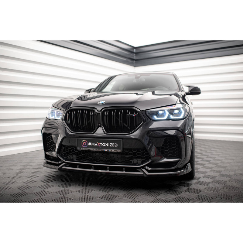 SPLITTER ANTERIORE V.2 BMW X6 M F96 (Cod. M-BM-X6-F96-M-FD2G)