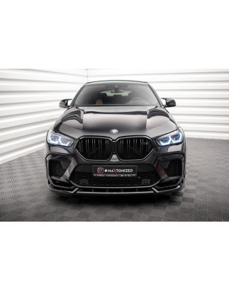 SPLITTER ANTERIORE V.2 BMW X6 M F96 (Cod. M-BM-X6-F96-M-FD2G)