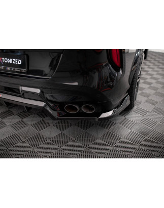 Splitter posteriore (con barre verticali) BMW X6 M F96 (Cod. M-BM-X6-F96-M-RD1G+RD2G)