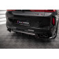 Splitter posteriore (con barre verticali) BMW X6 M F96 (Cod. M-BM-X6-F96-M-RD1G+RD2G)