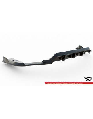 Splitter posteriore (con barre verticali) BMW X6 M F96 (Cod. M-BM-X6-F96-M-RD1G+RD2G)