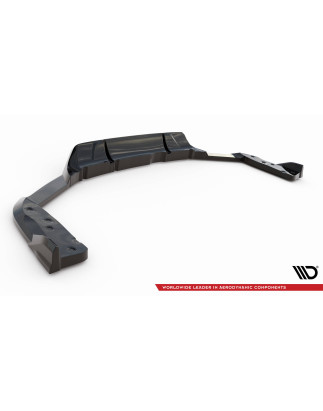 Splitter posteriore (con barre verticali) BMW X6 M F96 (Cod. M-BM-X6-F96-M-RD1G+RD2G)