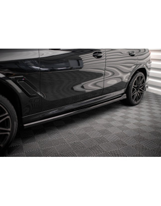 Diffusori minigonne V.2 BMW X6 M F96 / X6 M-Pack G06 (Cod. M-BM-X6-F96-M-SD1G)