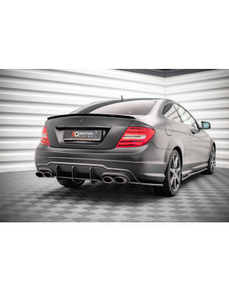 DIFFUSORE POSTERIORE street pro Mercedes-Benz C Coupe AMG-Line C204 (Cod. M-MEC204FAMGLINECCNC-RS1B)