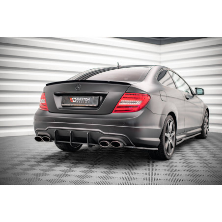 DIFFUSORE POSTERIORE street pro Mercedes-Benz C Coupe AMG-Line C204 (Cod. M-MEC204FAMGLINECCNC-RS1B)