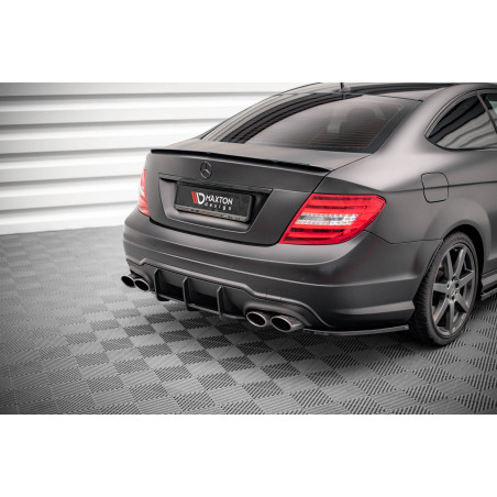 DIFFUSORE POSTERIORE street pro Mercedes-Benz C Coupe AMG-Line C204 (Cod. M-MEC204FAMGLINECCNC-RS1B)