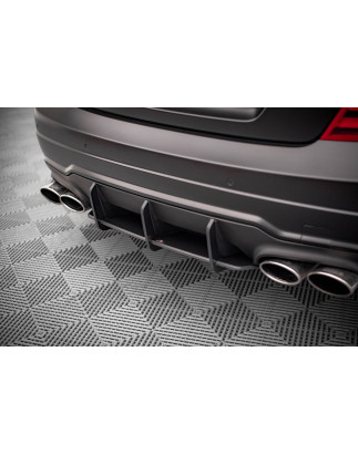 DIFFUSORE POSTERIORE street pro Mercedes-Benz C Coupe AMG-Line C204 (Cod. M-MEC204FAMGLINECCNC-RS1B)