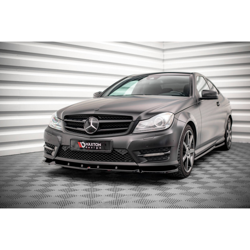 SPLITTER ANTERIORE V.1 Mercedes-Benz C  AMG-Line C204 / W204 Facelift / S204 Facelift (Cod. M-ME-C-2