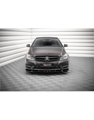SPLITTER ANTERIORE V.1 Mercedes-Benz C AMG-Line C204 / W204 Facelift / S204 Facelift (Cod. M-ME-C-2