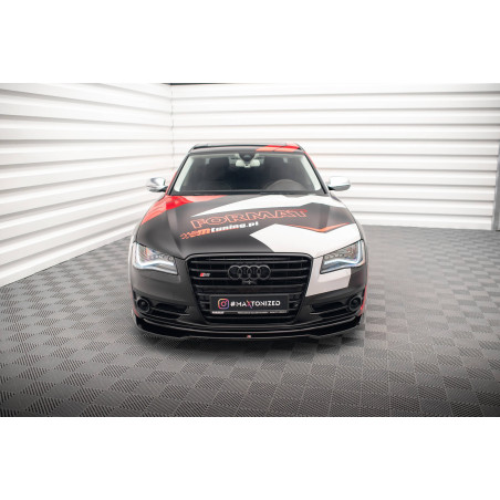 SPLITTER ANTERIORE V.1 Audi S8 D4 (Cod. M-AU-A8-D4-SLINE-FD1G)