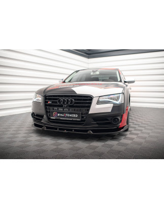 SPLITTER ANTERIORE V.2 Audi S8 D4 (Cod. M-AU-A8-D4-SLINE-FD2G)