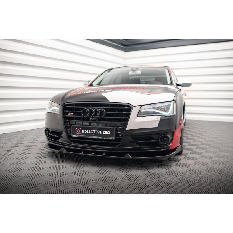 SPLITTER ANTERIORE V.2 Audi S8 D4 (Cod. M-AU-A8-D4-SLINE-FD2G)
